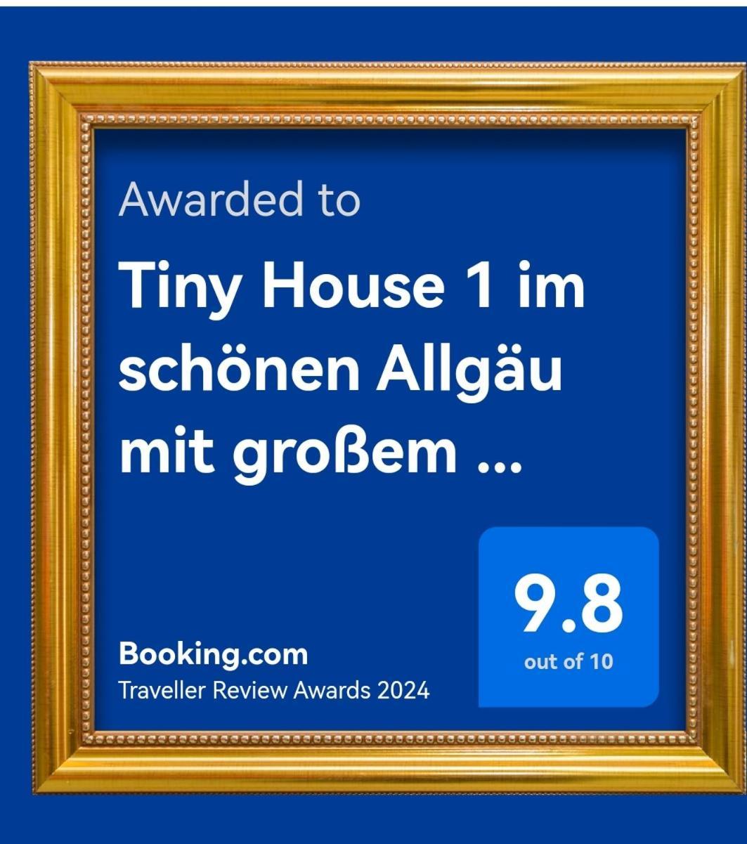 Tiny House 1 Im Schoenen Allgaeu Mit Grossem Garten, Naturnah Bad Wurzach Zewnętrze zdjęcie